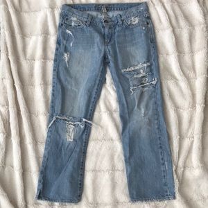 Abercrombie & Fitch low-cut boyfriend jean
